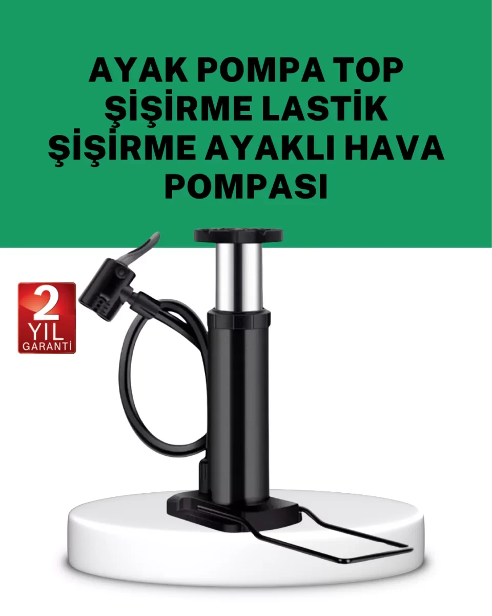 Çok Amaçlı Ayak Pompası Dayanıklı Pratik Hava Pompası - Lisinya