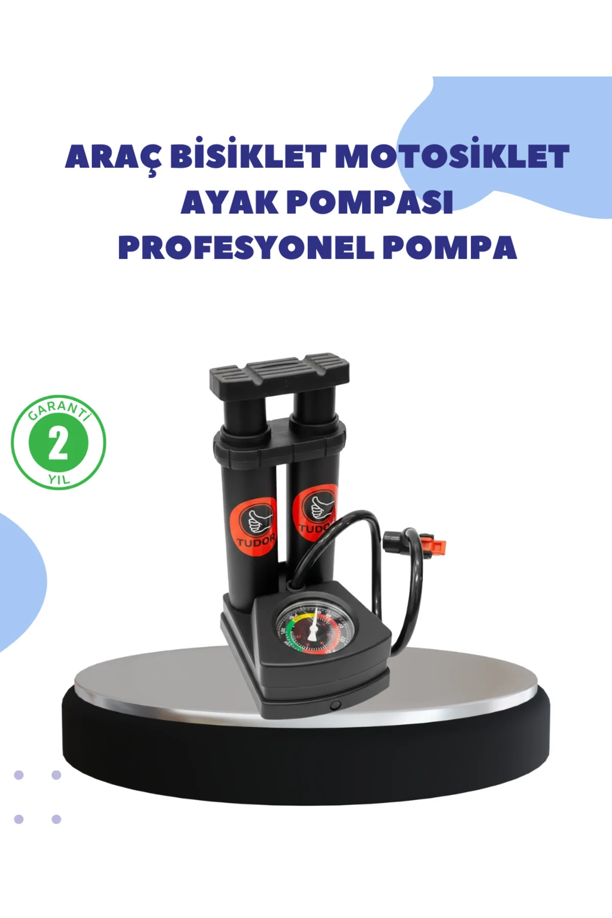 Çok Amaçlı Ayaklı Lastik Pompası Yüksek Hassasiyetli Çok Amaçlı Ayaklı Lastik Pompası Yüksek Hassasiyetli