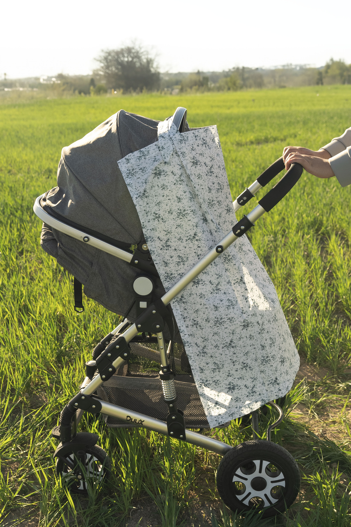 Mordesign Çok Amaçlı Bebek Emzirme Örtüsü/Önlüğü; Puset, Bebek Arabası Örtü