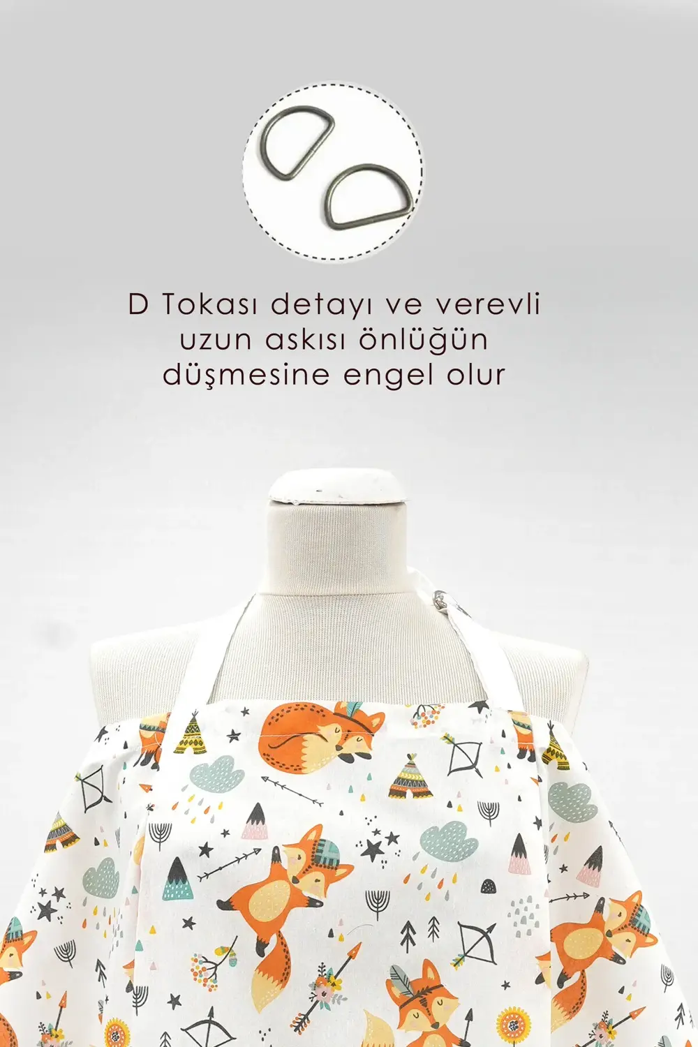 Mordesign Çok Amaçlı Bebek Emzirme Örtüsü; Puset, Bebek Arabası Örtüsü, Emz