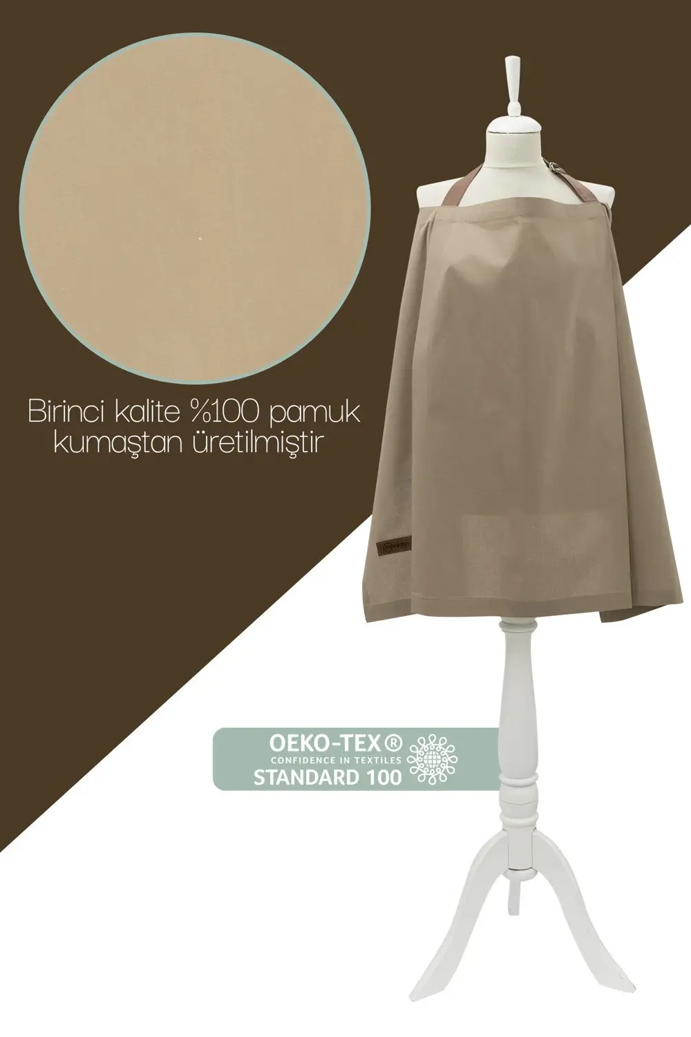 Mordesign Çok Amaçlı Bebek Emzirme Örtüsü/Önlüğü; Puset, Bebek Arabası Örtü