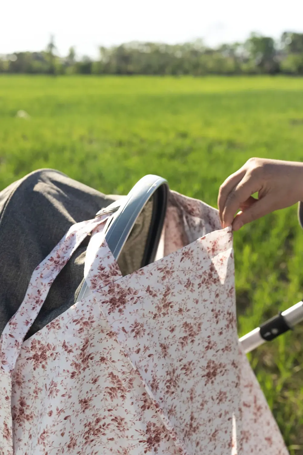 Çok Amaçlı Bebek Emzirme Örtüsü/Önlüğü; Puset, Bebek arabası örtü