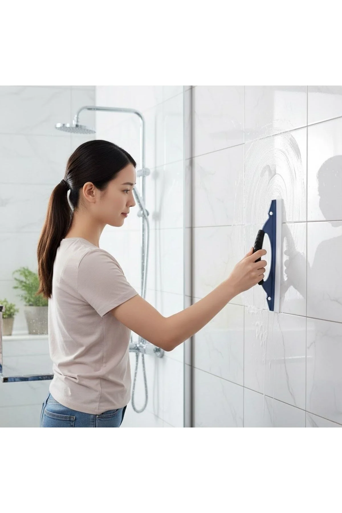 Çok Amaçlı Cam Çekçeği–Araç Camı, Duşakabin, Fayans ve Ayna İçin 