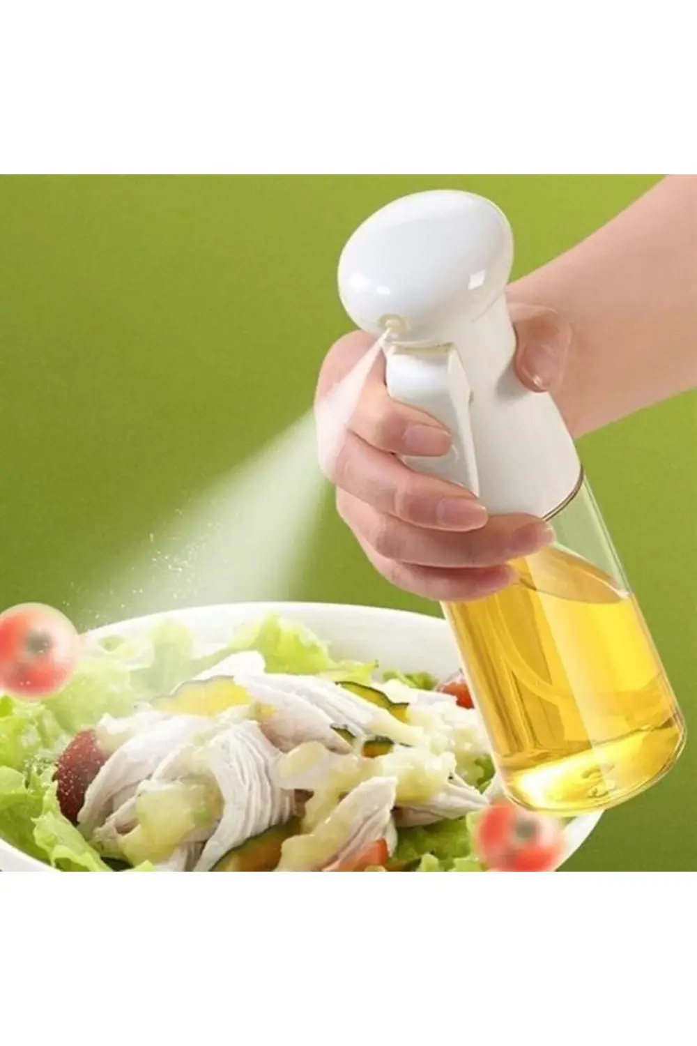 ® Çok Amaçlı Cam Şişe Püskürtmeli Dağıtıcı Yağdanlık Limonluk Sir