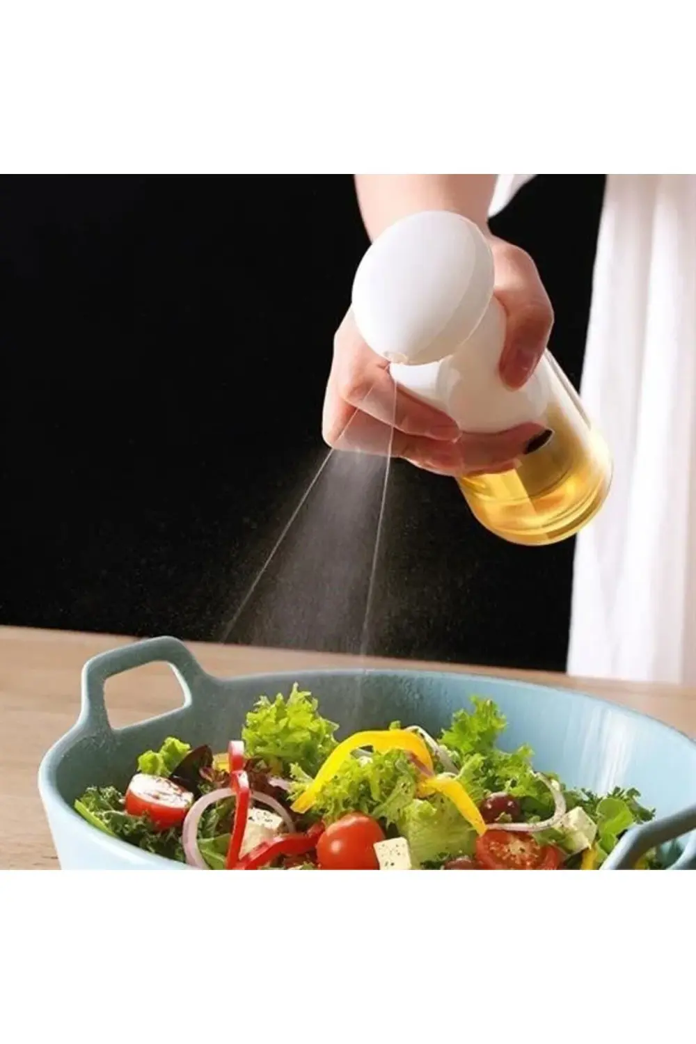 ® Çok Amaçlı Cam Şişe Püskürtmeli Dağıtıcı Yağdanlık Limonluk Sir