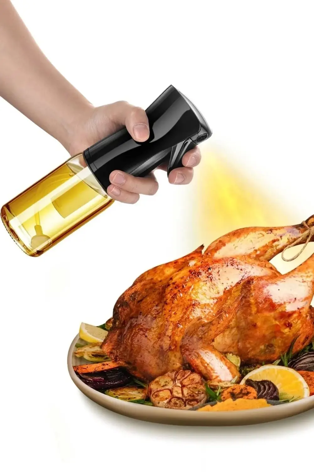 ® Çok Amaçlı Cam Şişe Püskürtmeli Dağıtıcı Yağdanlık Limonluk Sir