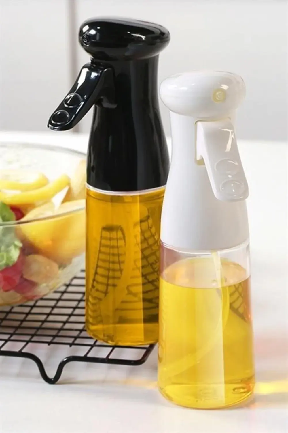 ® Çok Amaçlı Cam Şişe Püskürtmeli Dağıtıcı Yağdanlık Limonluk Sir