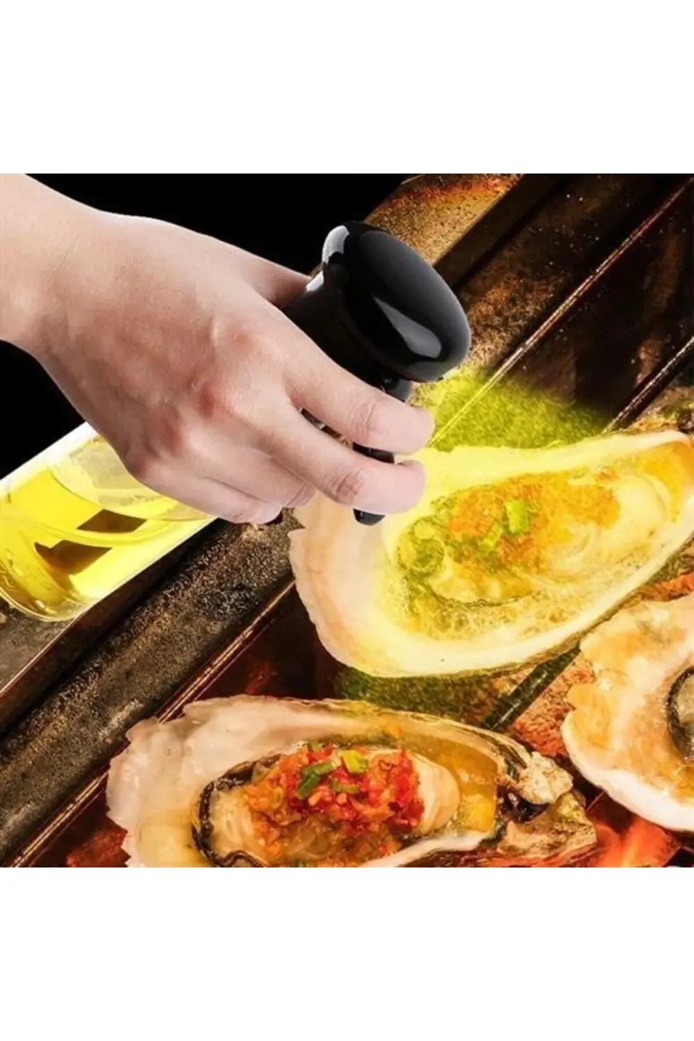 ® Çok Amaçlı Cam Şişe Püskürtmeli Dağıtıcı Yağdanlık Limonluk Sir