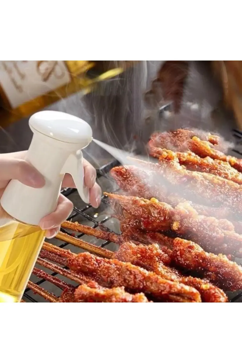 ® Çok Amaçlı Cam Şişe Püskürtmeli Dağıtıcı Yağdanlık Limonluk Sir