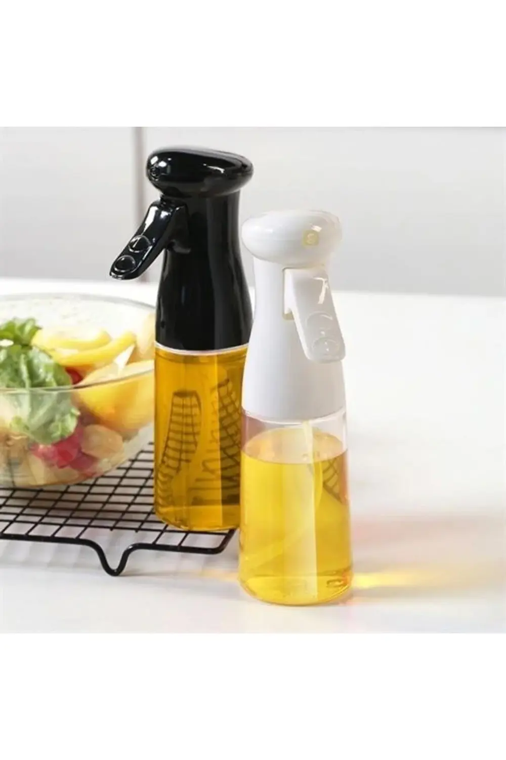® Çok Amaçlı Cam Şişe Püskürtmeli Dağıtıcı Yağdanlık Limonluk Sir