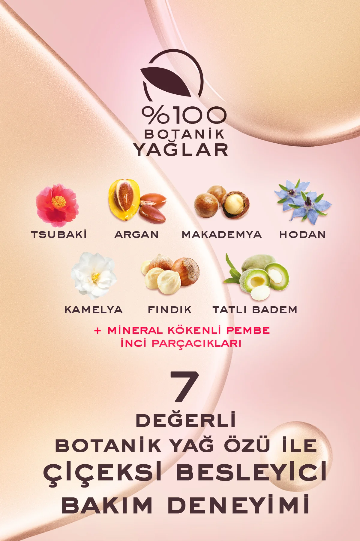 Çok Amaçlı Çiçek Kokulu Kuru Yağ (Yüz, Vücut, Saç) 100 ml