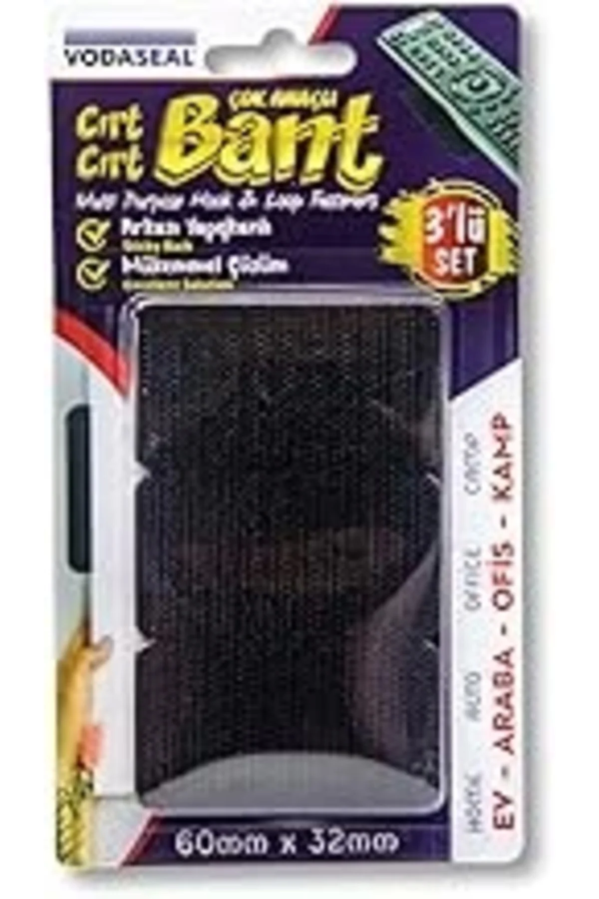 Çok Amaçlı Cırt Cırt Bant 3'lü Paket