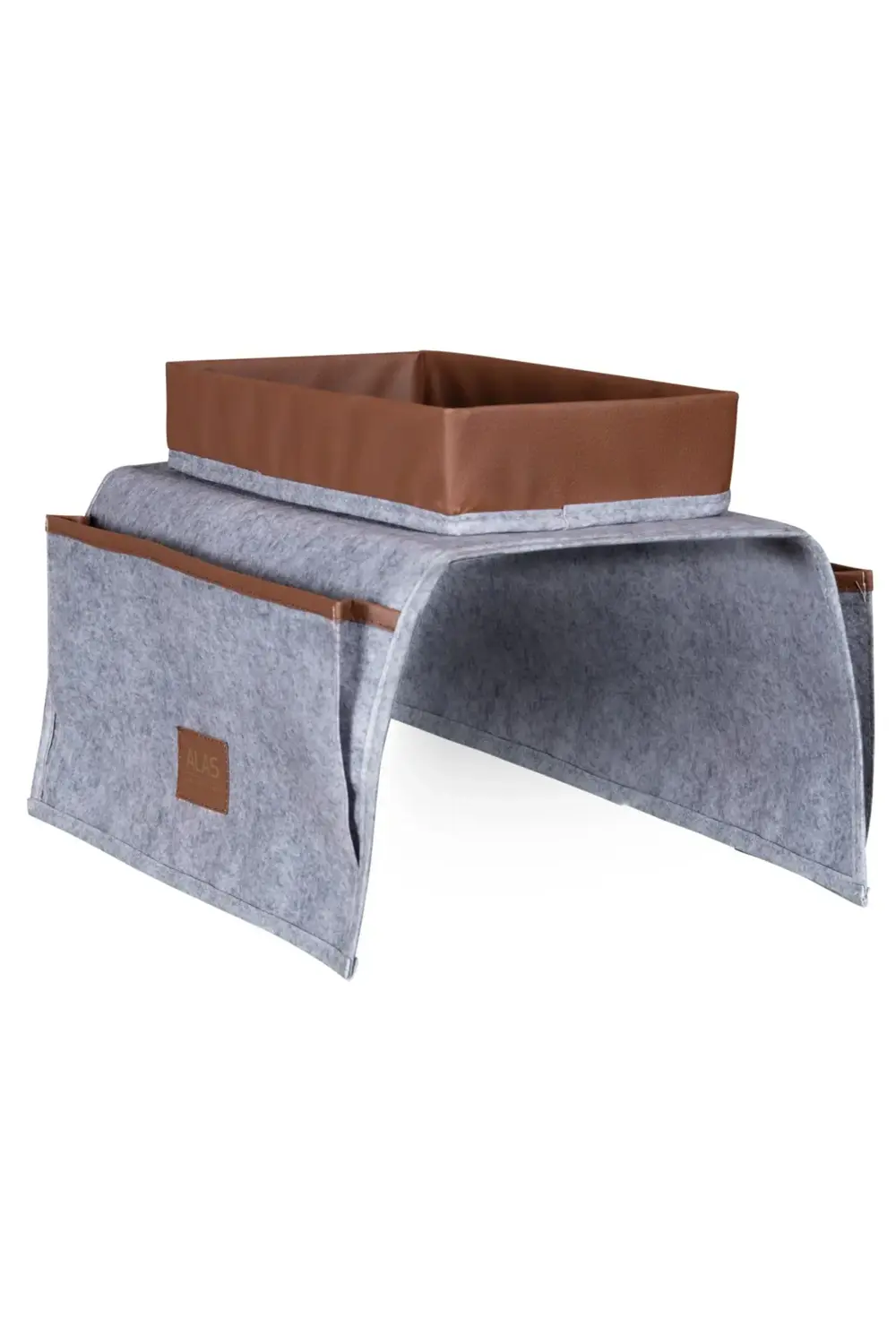 Çok Amaçlı Deri Şeritli Cepli Koltuk Kenarı Düzenleyici 03938