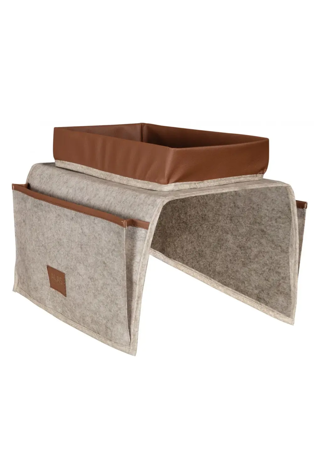 Çok Amaçlı Deri Şeritli Cepli Koltuk Kenarı Düzenleyici 03938