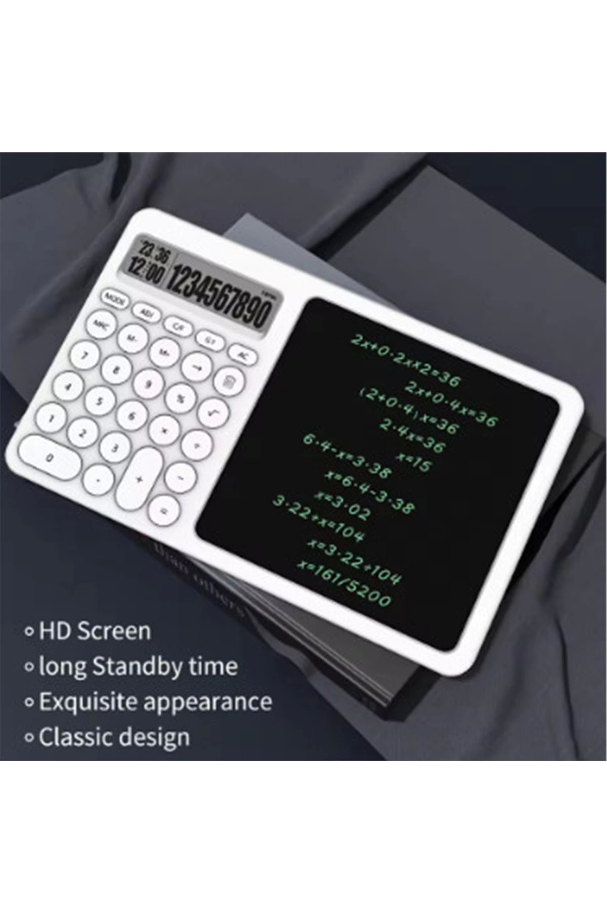 Çok Amaçlı Digital Hesap Makinesi Lcd Ekran Yazma Tableti Ofis Ok