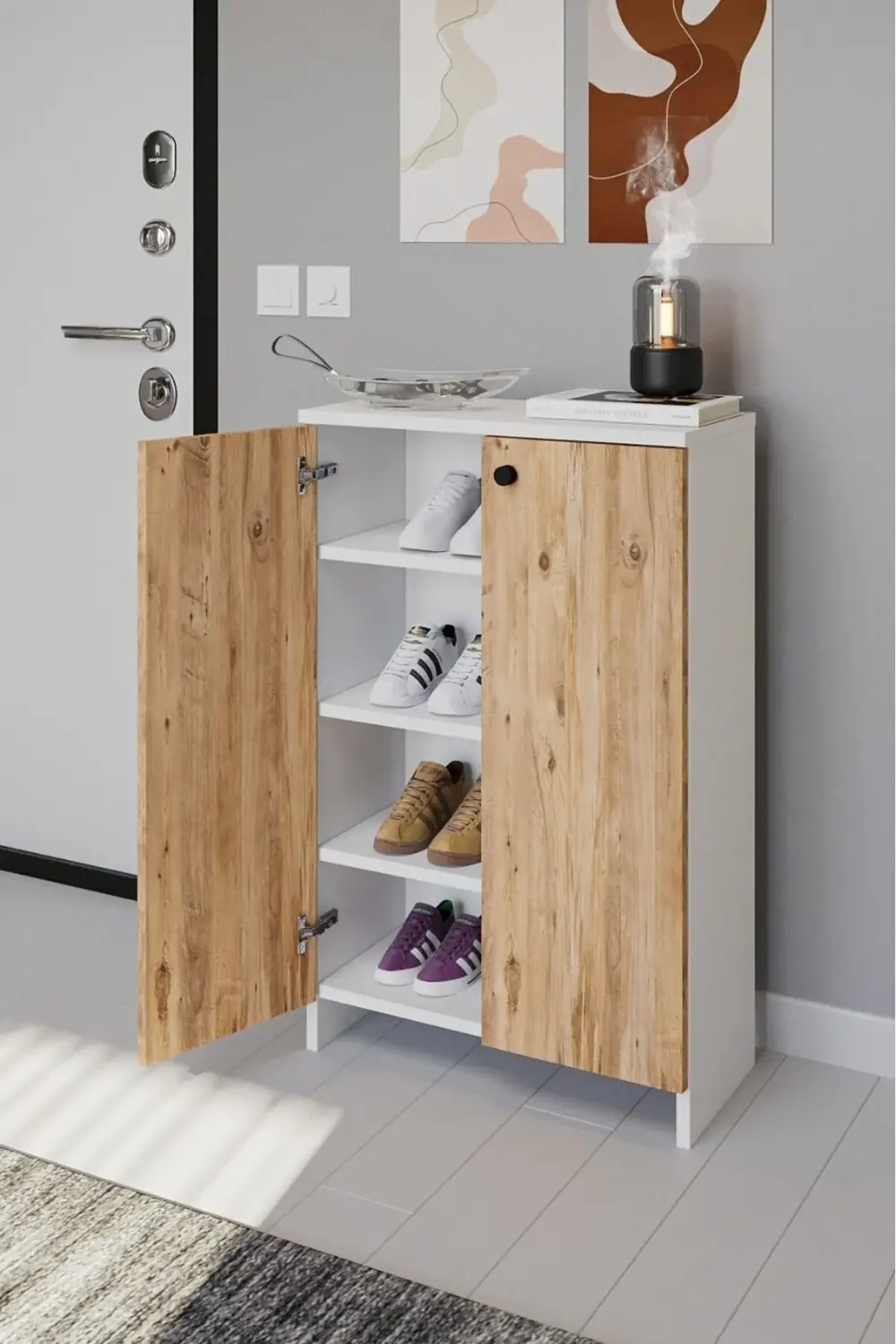 Eva İthalat Çok Amaçlı Dolap Ayakkabılık