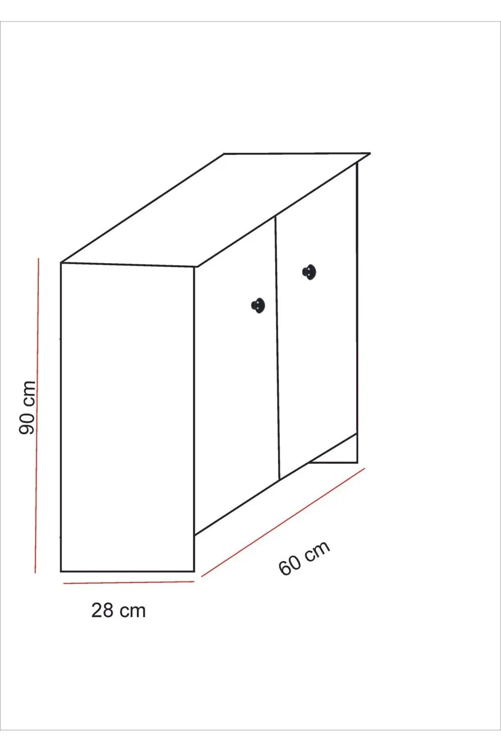 Eva İthalat Çok Amaçlı Dolap Ayakkabılık