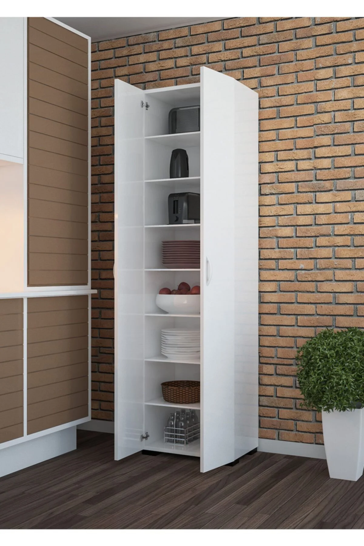 Çok Amaçlı Dolap Mutfak Dolabı Banyo Dolabı Çocuk Odası Dolabı 8 