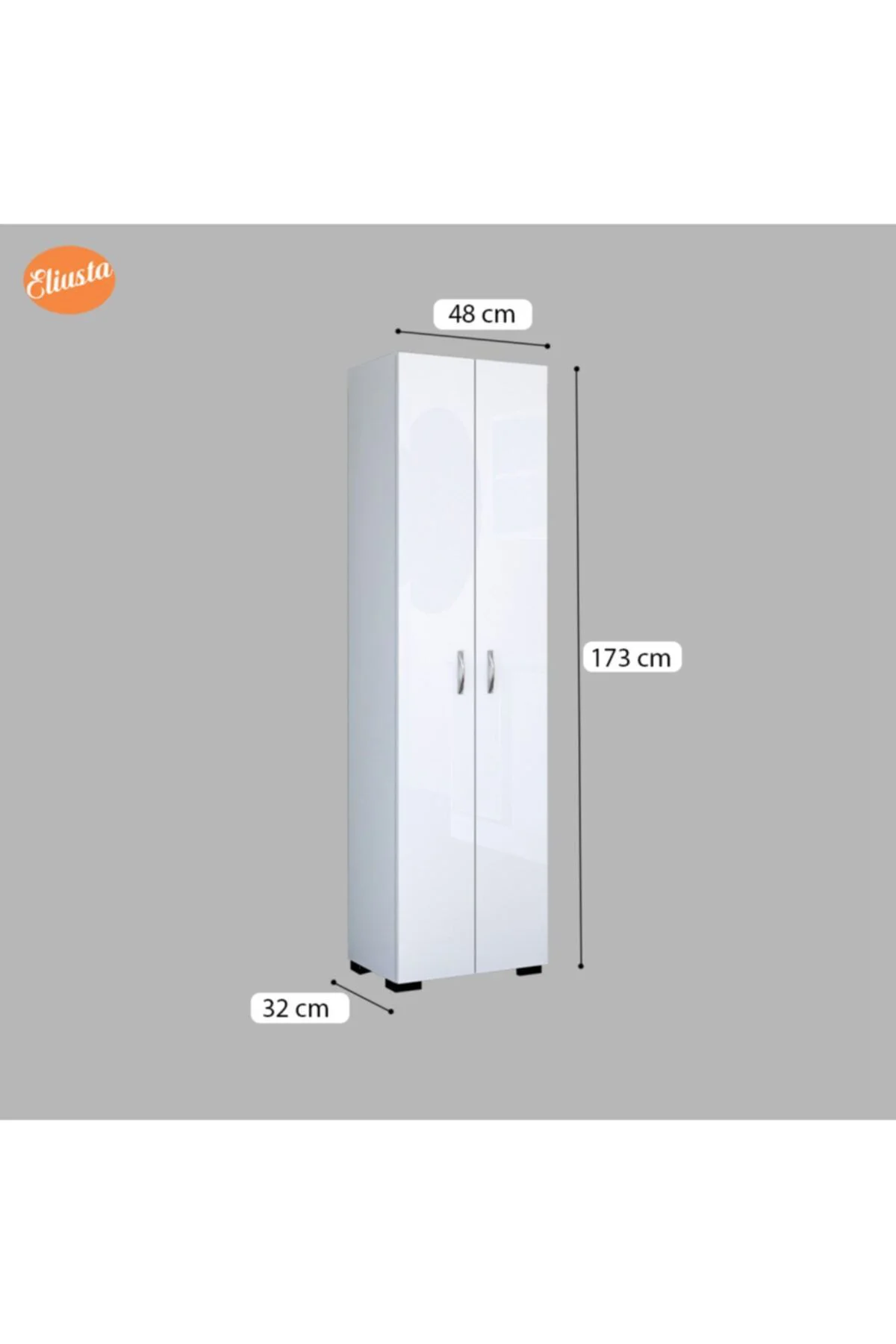 Çok Amaçlı Dolap Mutfak Dolabı Banyo Dolabı Çocuk Odası Dolabı 8 