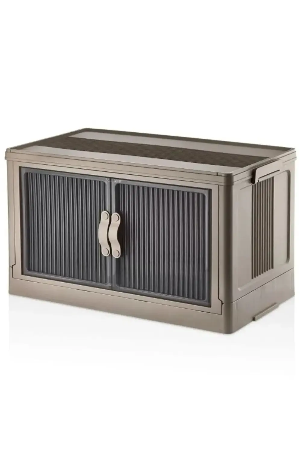 Çok Amaçlı Dolap Portatif Taşınabilir Katlanır Tekerlekli 4 Katlı