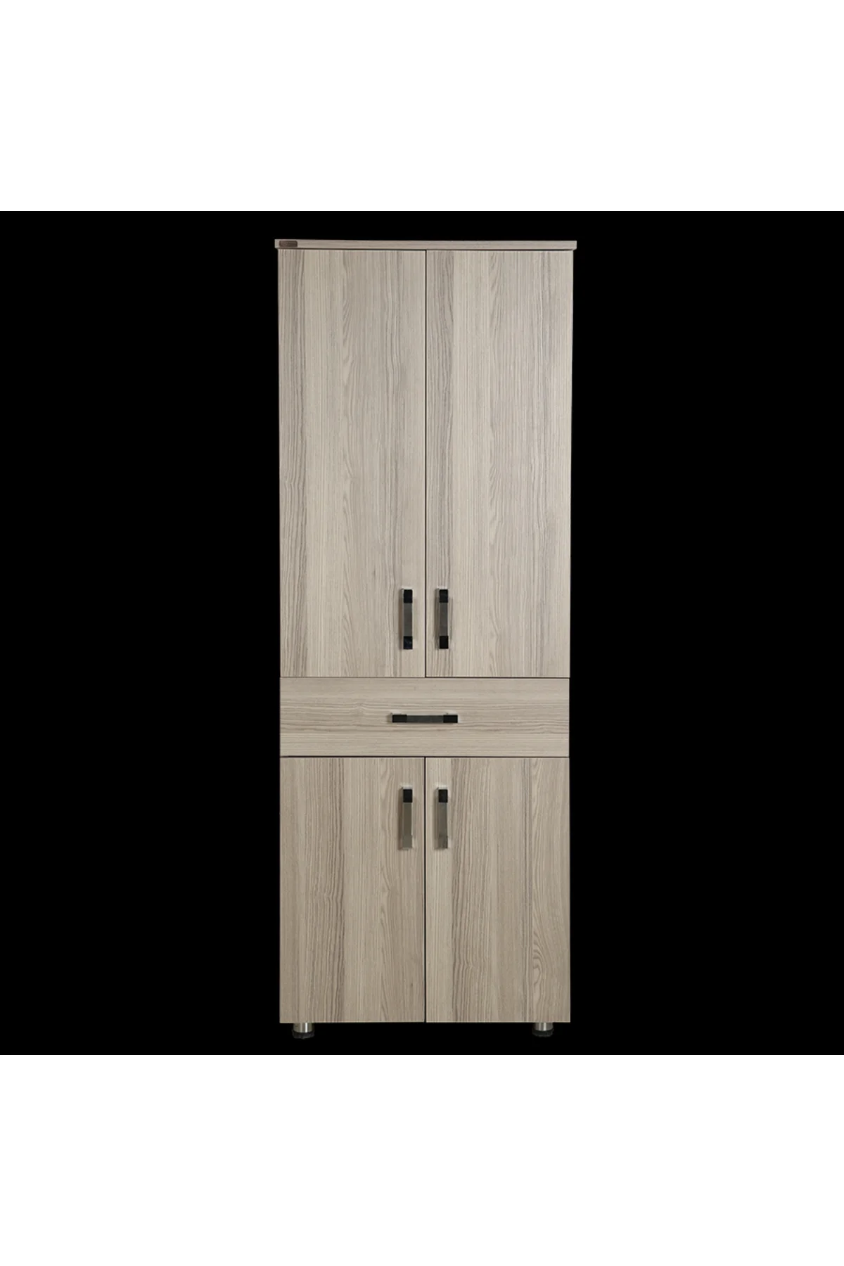 Çok Amaçlı dolap ST 12687 Hard Parlak CORDOBA 180 Suntalem 4Raf 1Çekmece El Yapım - Görsel 2