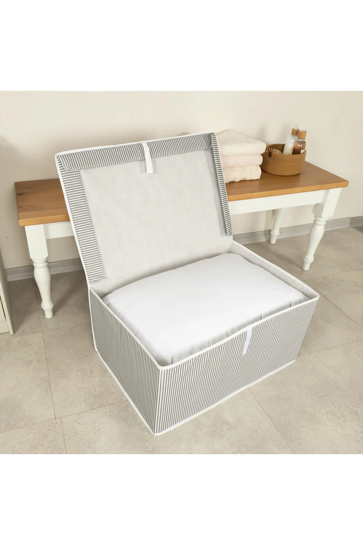 Çok Amaçlı Düzenleyici Kutu Mega Gri 60x40x30cm