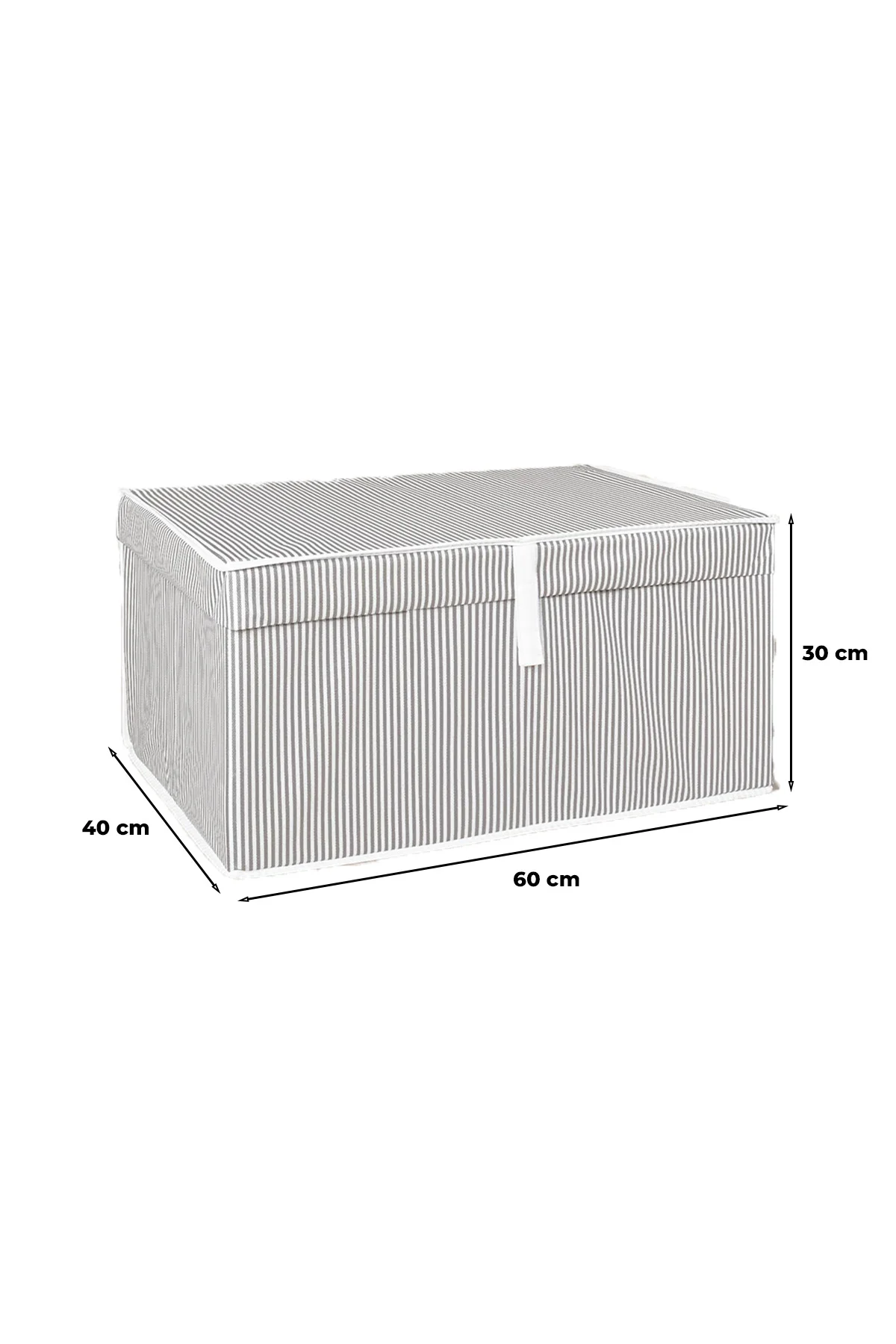 Çok Amaçlı Düzenleyici Kutu Mega Gri 60x40x30cm