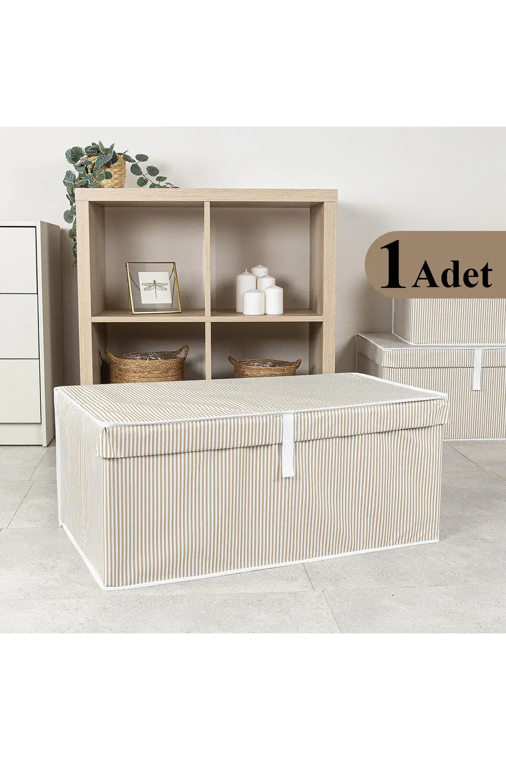 Pazar Kapısı Çok Amaçlı Düzenleyici Kutu Mega Plus Kahverengi 70X40x30cm