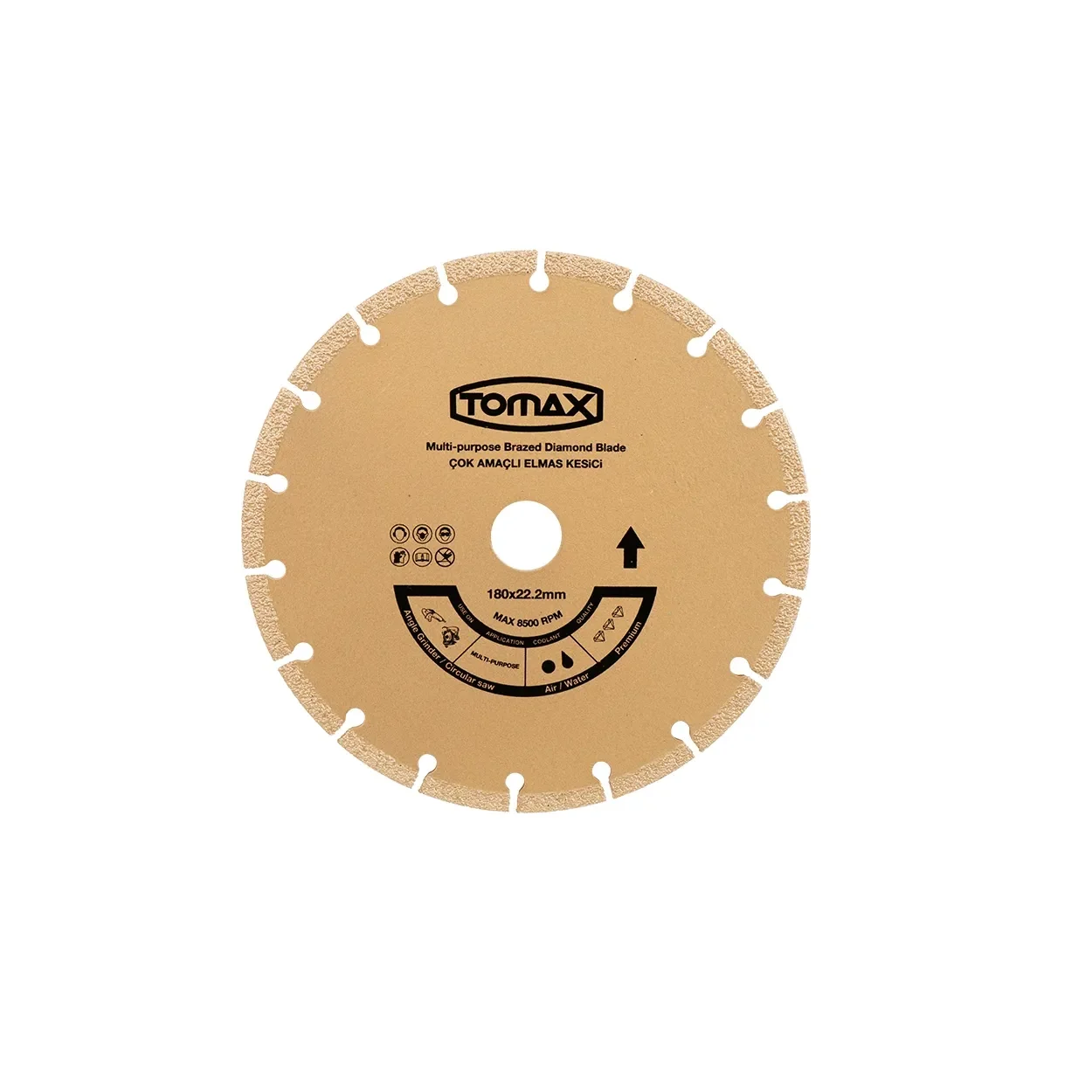 Çok Amaçlı Elmas Kesici Disk - 180x22 Çok Amaçlı Elmas Kesici Disk - 180x22