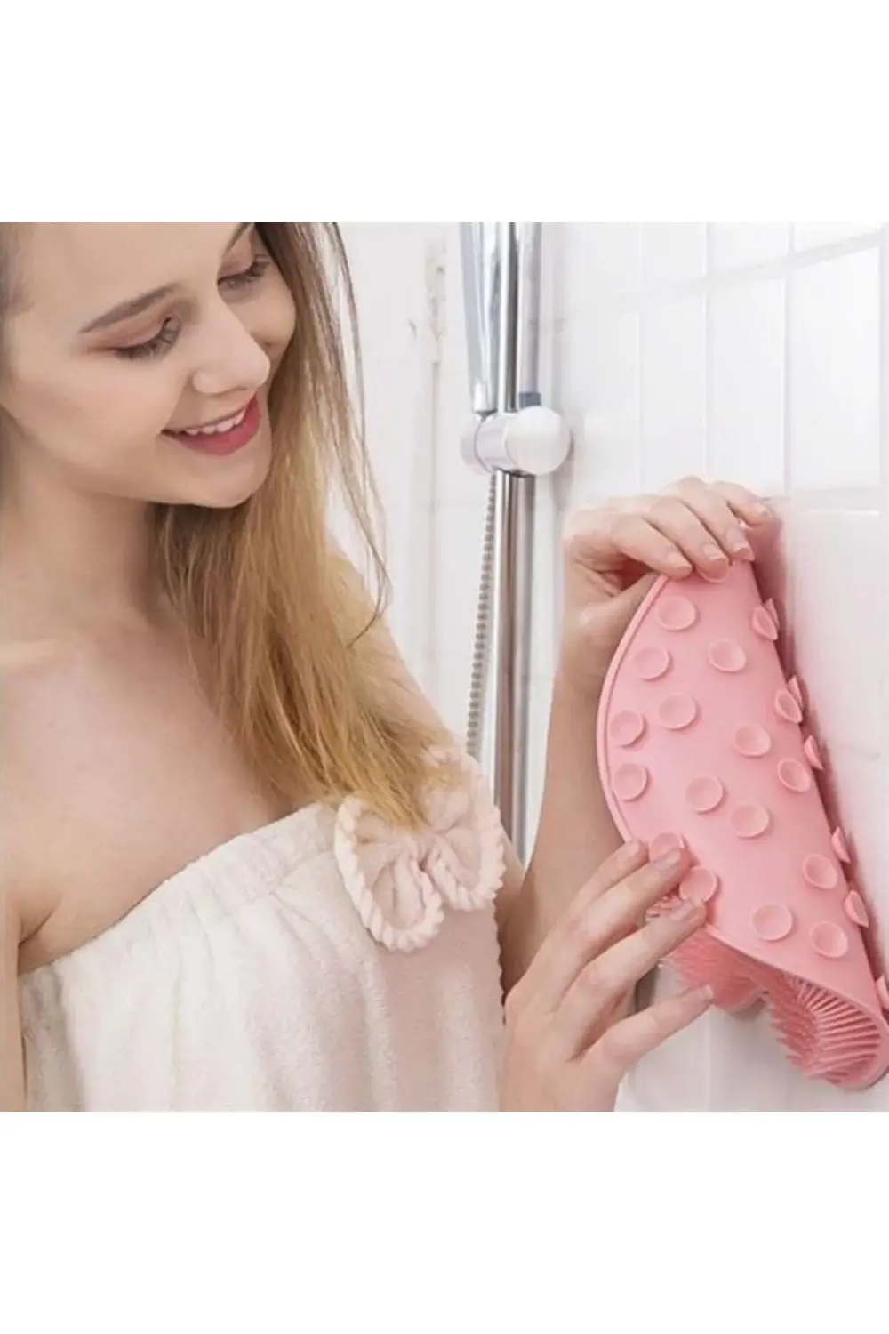 Çok Amaçlı Esnek Yumuşak Banyo El Ayak Vücut Plastik Duş Matı Pla