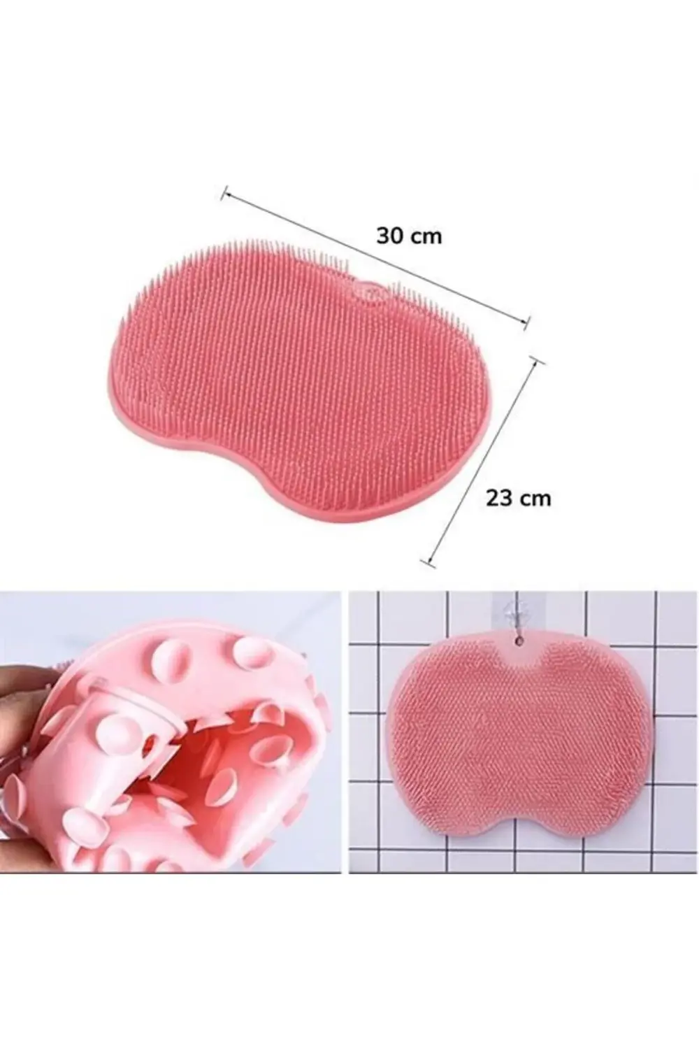 Çok Amaçlı Esnek Yumuşak Banyo El Ayak Vücut Plastik Duş Matı Pla