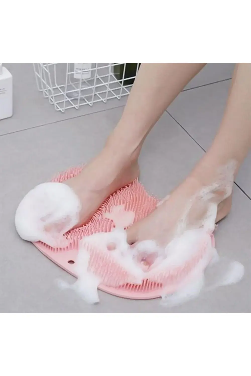 Çok Amaçlı Esnek Yumuşak Banyo El Ayak Vücut Plastik Duş Matı Pla