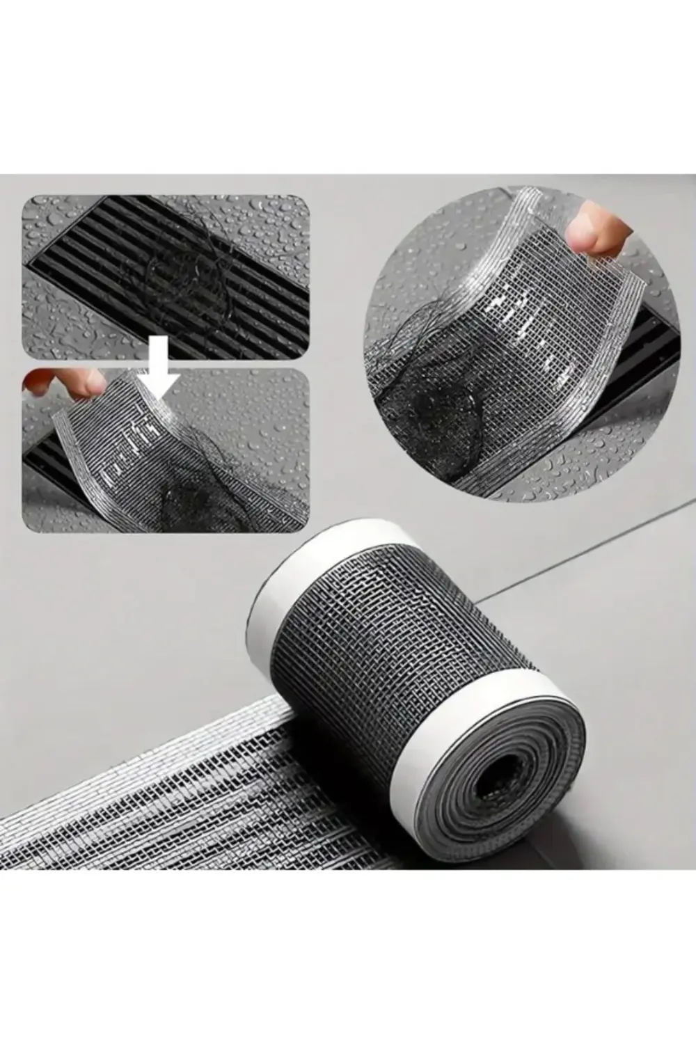 Çok Amaçlı Gider Süzgeci ve Saç Yakalayıcı Süzgeç ve Sineklik Yam