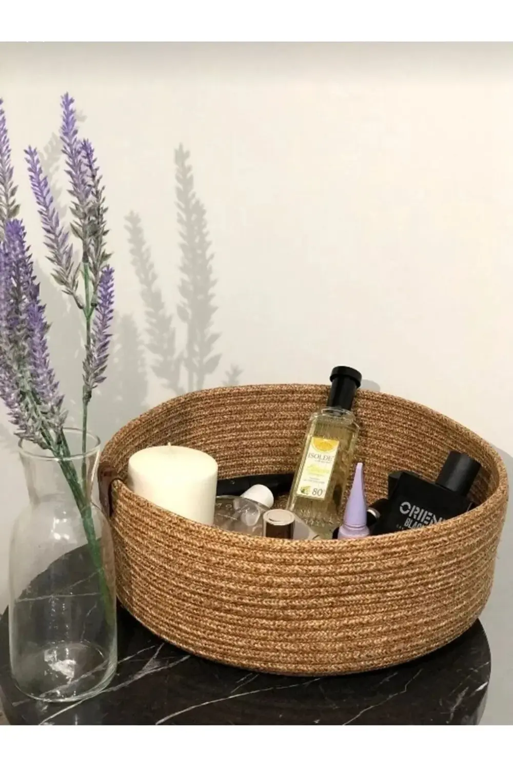 Çok amaçlı Hasır sepet düzenleyici organizer 25 x 10 bohça