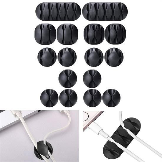 Çok Amaçlı Kablo Tutucu Akrilik Güçlü Yapışkanlı Organizer Düzenl