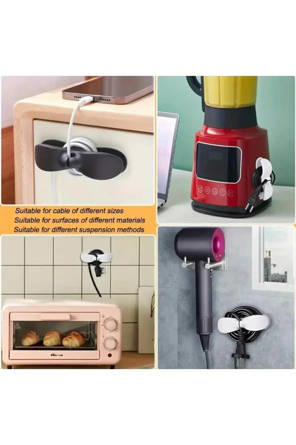 Çok Amaçlı Kablo Düzenleyici Mutfak Küçük Ev Aletleri Airfryer Ke