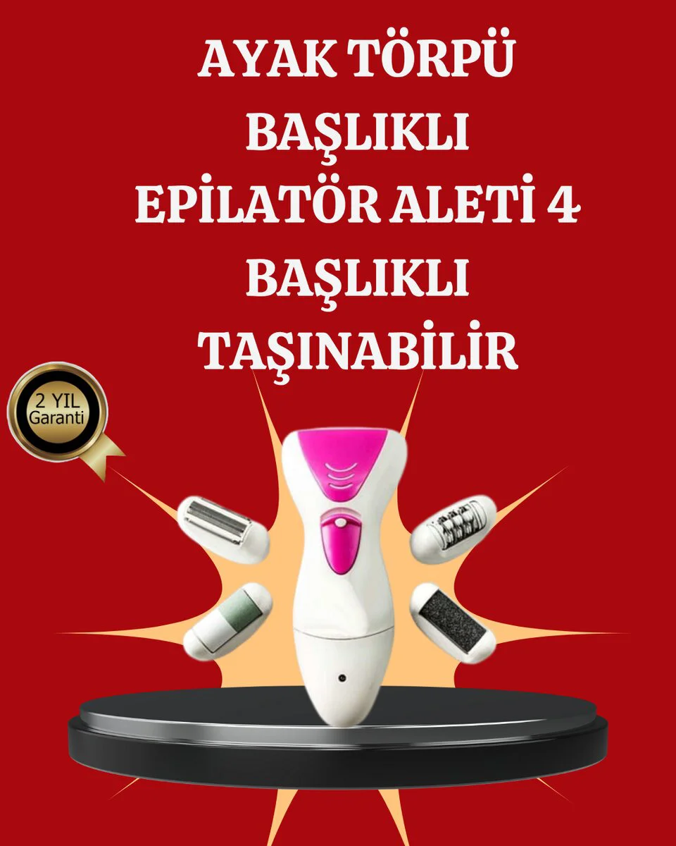 Çok Amaçlı Kadın Bakım Seti - Epilasyon, Tırnak ve Ayak Törpüsü