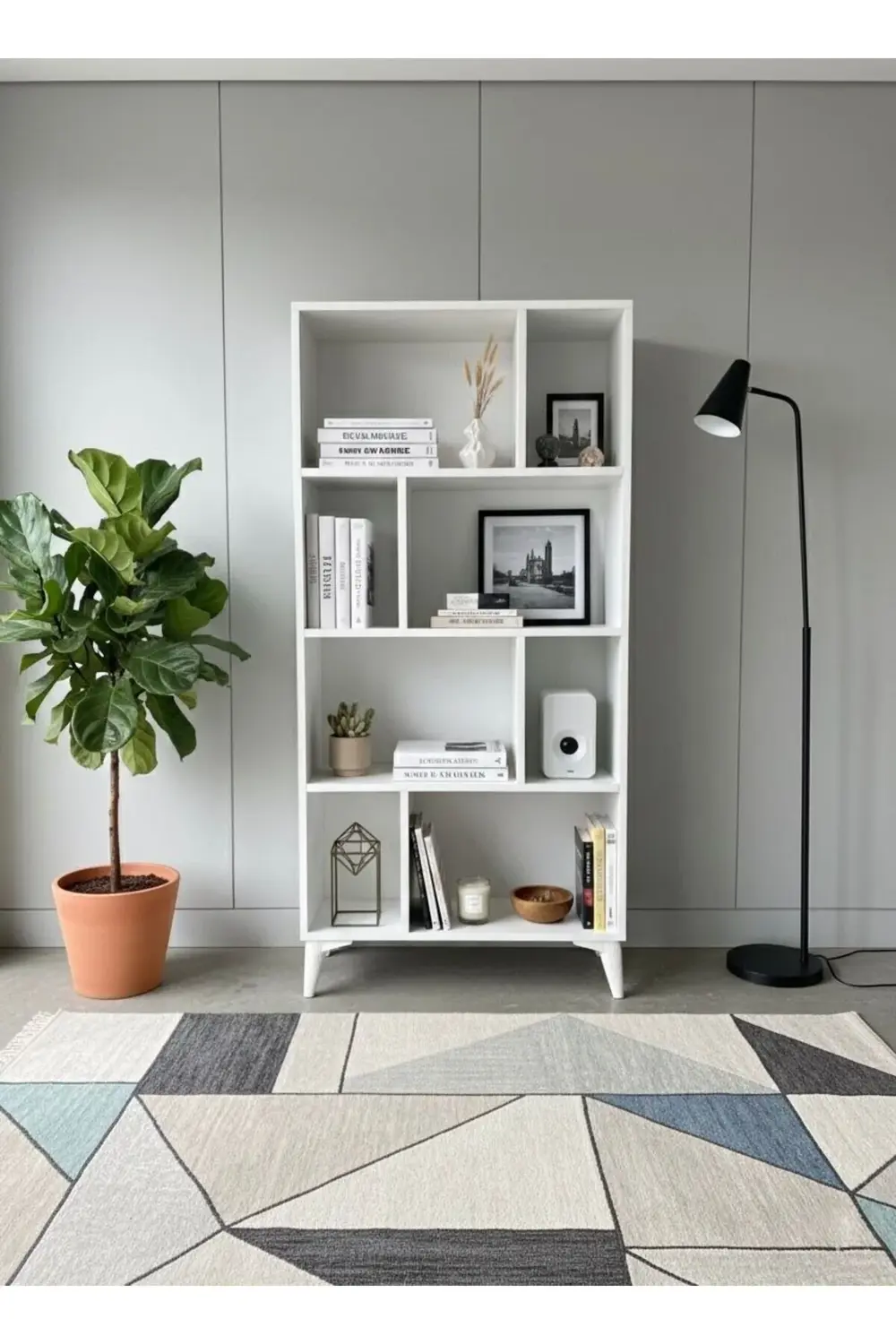 Gkmhome Çok Amaçlı Kitaplık/Çok Amaçlı Raf Düzenleyici/Anı Dolabı