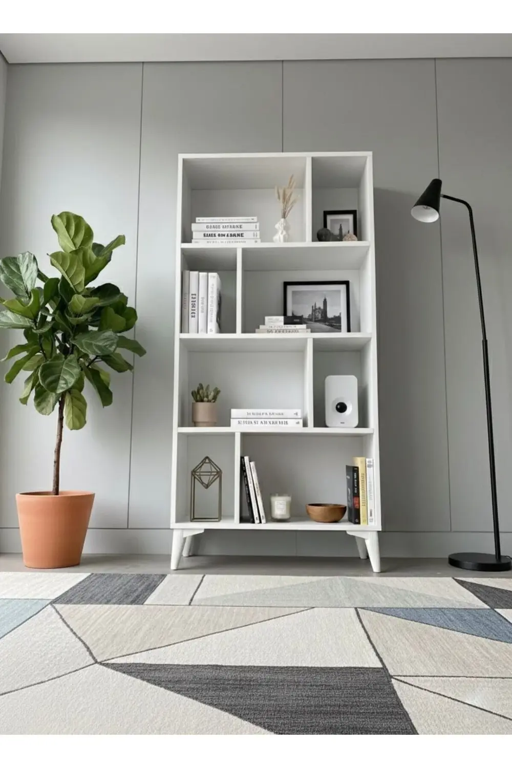 Gkmhome Çok Amaçlı Kitaplık/Çok Amaçlı Raf Düzenleyici/Anı Dolabı