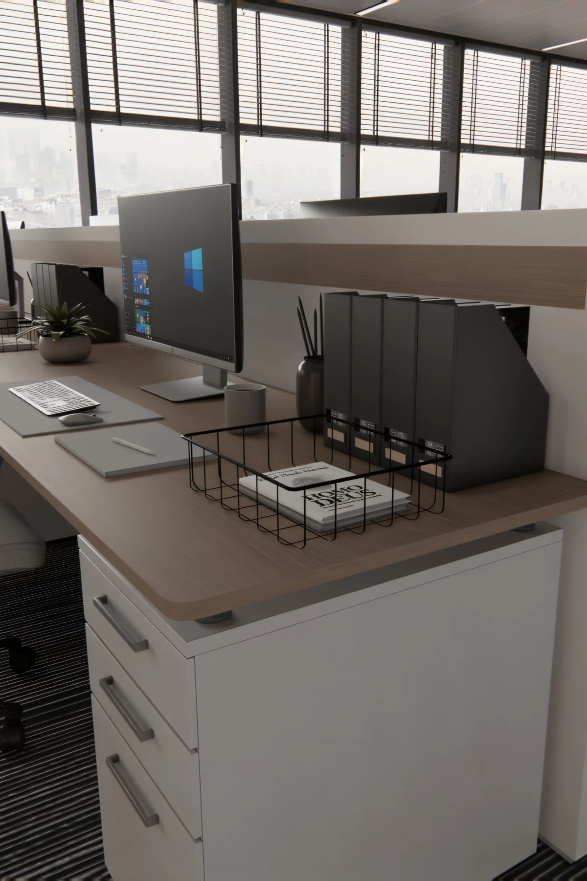 Çok Amaçlı Metal Organizer Sepet 2'li