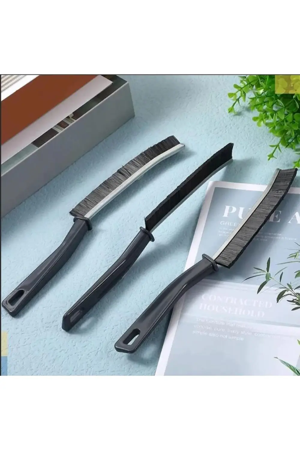 Çok Amaçlı Multi İnce Temizlik Fırçası Derz Arası Banyo Mutfak La