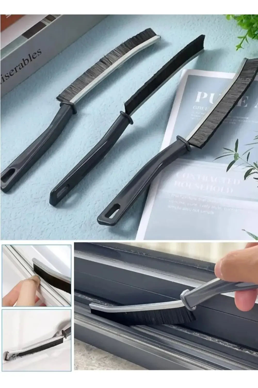 Çok Amaçlı Multi Ince Temizlik Fırçası Derz Arası Banyo Mutfak La