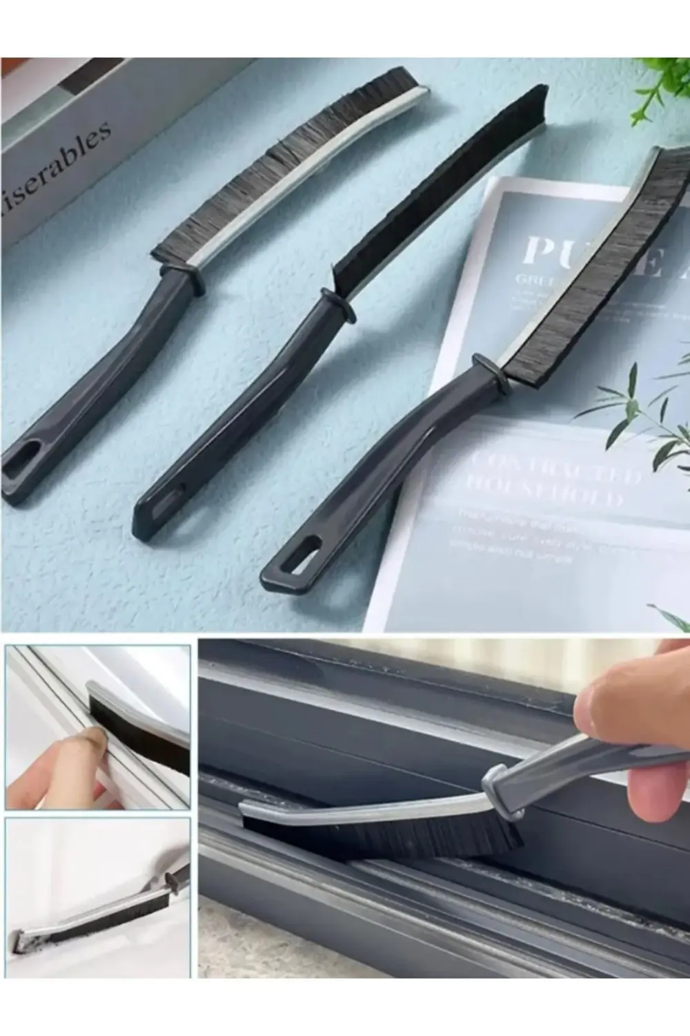 Çok Amaçlı Multi Ince Temizlik Fırçası Derz Arası Banyo Mutfak La