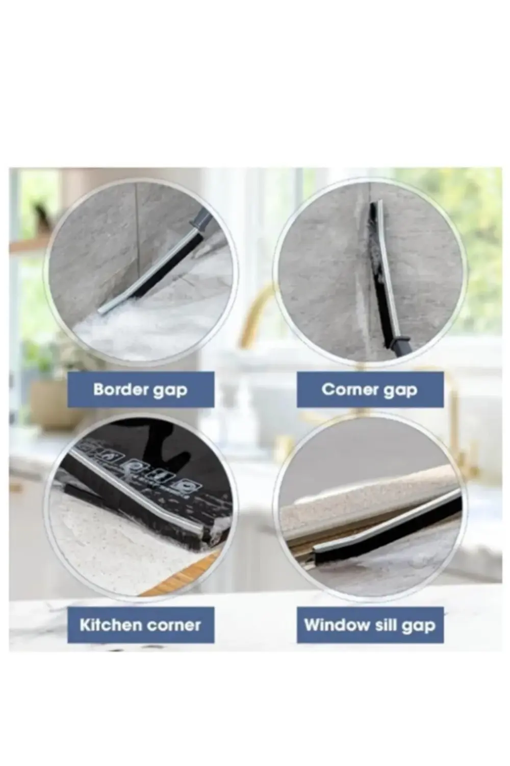 Çok Amaçlı Multi Ince Temizlik Fırçası Derz Arası Banyo Mutfak La