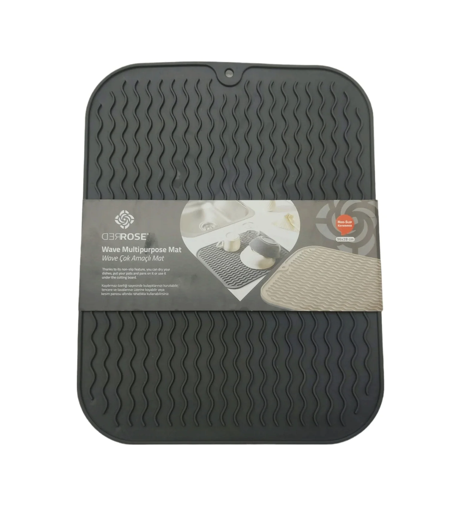 Çok Amaçlı Mutfak Mat Kaydırmaz 36x28cm. 5224 Diğer