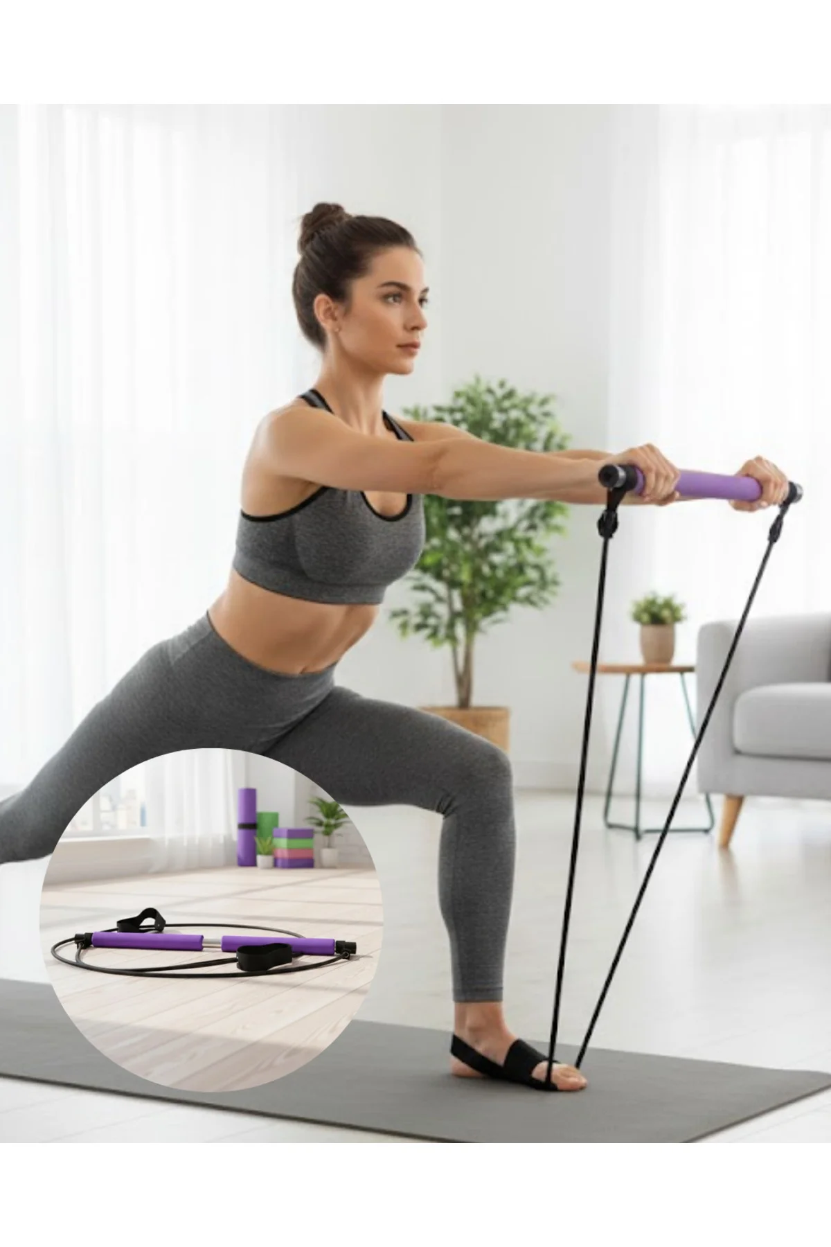 Çok Amaçlı Pilates Bar Yoga Ve Fitness İçin Profesyonel Tasarım