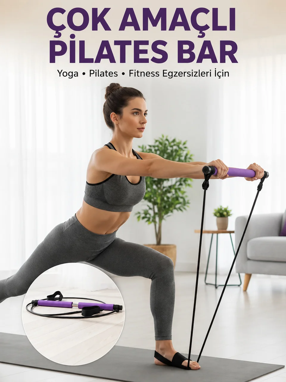 Çok Amaçlı Pilates Bar Yoga Ve Fitness İçin Profesyonel Tasarım - Lisinya Diğer Fiyatı, Yorumları ve Özellikleri