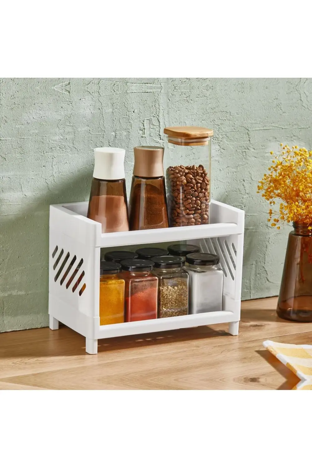 Çok Amaçlı Plastik Düzenleyici Raf – Mutfak, Banyo ve Ofis İçin 2