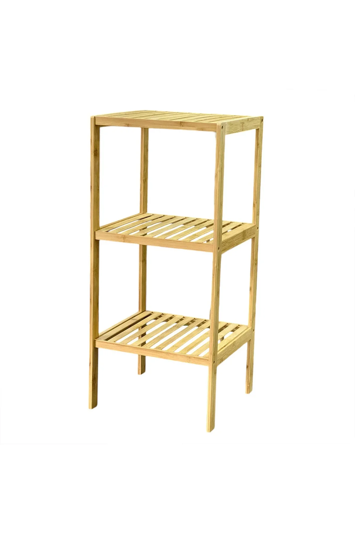 Çok Amaçlı Raf - Organizer 3 Katlı Ahşap - Bambu 36X32X80CM Çok Amaçlı Raf - Organizer 3 Katlı Ahşap - Bambu 36X32X80CM - Görsel 3