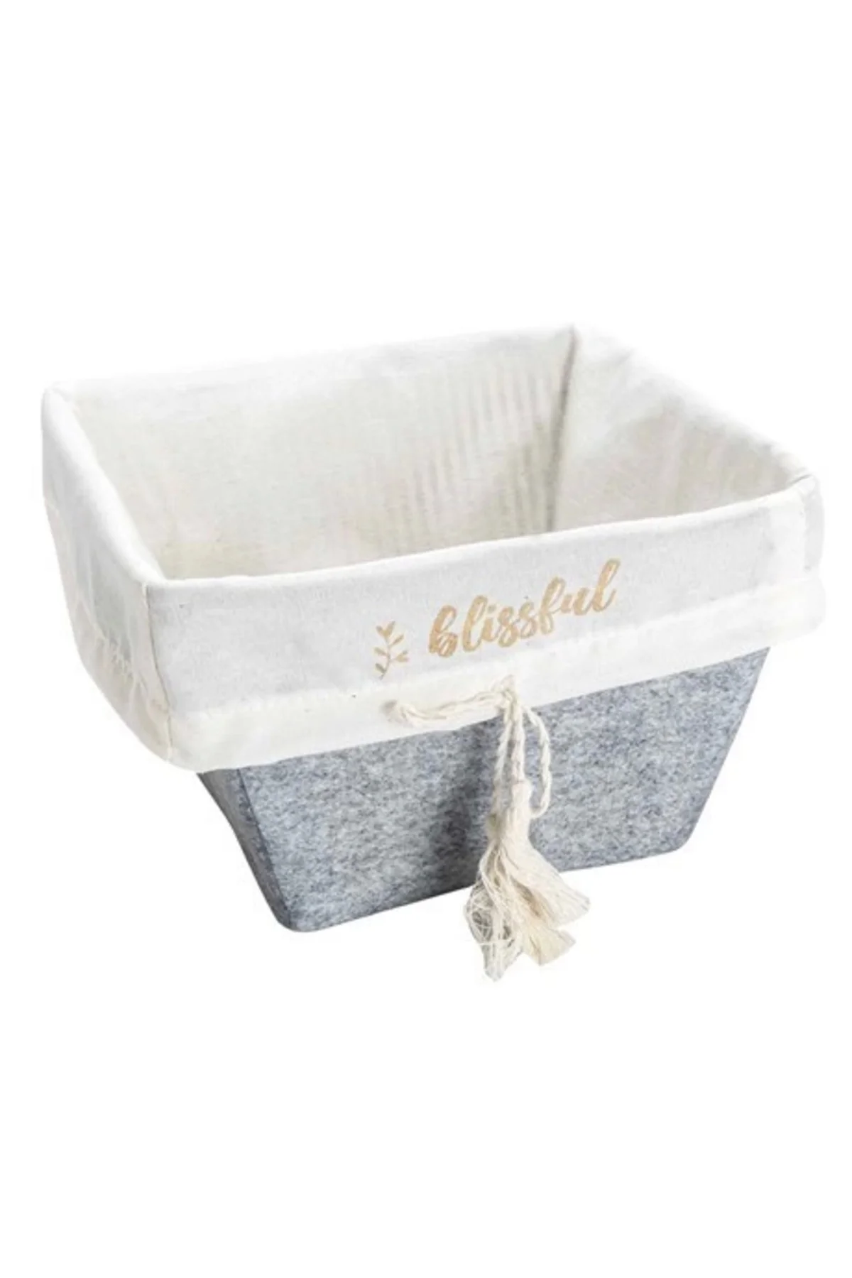 Çok Amaçlı Saklama Organizer Kutu Kare Keçe Sepet (mini) - 03433 